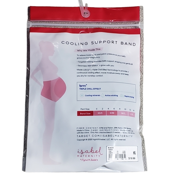 NEW WOMEN'S BELLABAND MATERNITY COOLING SUPPORT BANDS BY INGRID AND ISAB… - Picture 5 of 6